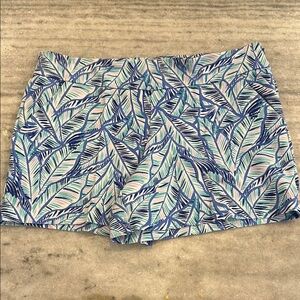 Lilly Pulitzer Makenna Ponte Palm Print Shorts, Size 10